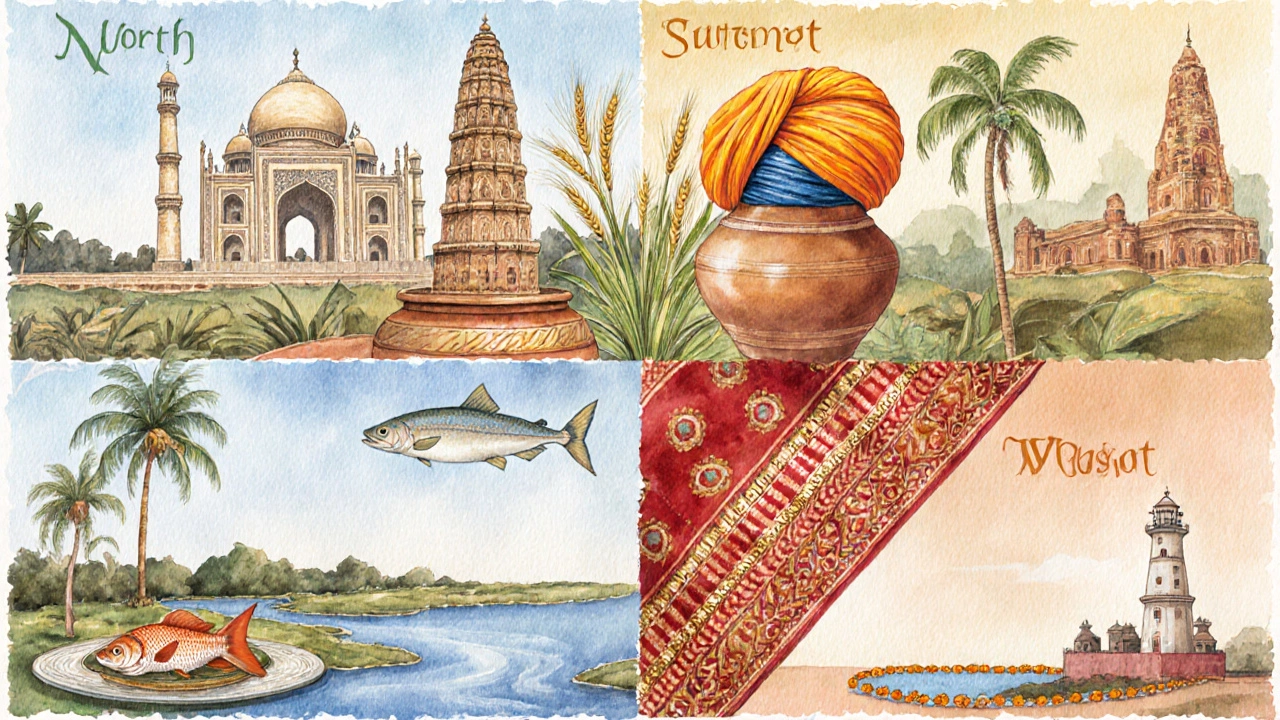 India’s 4 Major Cultural Zones Explained